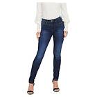 Only Only Wauw Skinny Fit Bj581 Mid Waist Jeans Blå S / 34 Kvinna