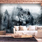 Arkiio Fototapet Mountain Predator Black And White 350x245