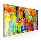 Arkiio Tavla Colourful Abstraction Narrow (1 Part) 120x40