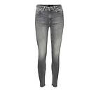 Vero Moda Jeans vmPeach MR Skinny Ank Cut RI2100 Grå 38 Medium grey denim female BOMULL|POLYESTER|ELASTAN