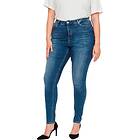 Vero Moda Curve Jeans vmLora Hw SS MB Wash Blå Medium 44 blue denim