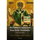 The Biblical Canon Lists from Early Christianity