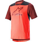 AlpineStars Bicycle Drop ,6 V2 Short Sleeve Enduro Jerseey Röd M Herre