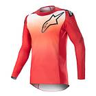 AlpineStars Jersey Supertech Risen Red/White XL Tröjor MX