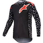 AlpineStars Jersey Supertech North Black/Neon Red XL Tröjor MX