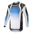 AlpineStars Jersey Techstar Push Blue/White M Tröjor MX