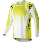 AlpineStars Jersey Techstar Push Yellow Fluo/White L Tröjor MX