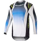 AlpineStars Jersey Techstar Push Blue/White L Tröjor MX