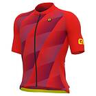 Alé Cycling Square Short Sleeve Jersey Röd L Man