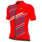 Alé Cycling Solid Flash Short Sleeve Jersey Röd L Man