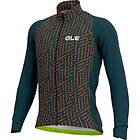 Alé Cycling Green Bolt Long Sleeve Jersey Orange XL Man