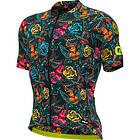 Alé Cycling Tattoo Short Sleeve Jersey Grönt L Man