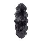 Skinnwille Saueskinn Gently Dobbelt Charcoal 180x60cm