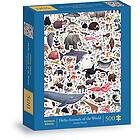 Hello Animals of the World 500-Piece Family Puzzle