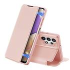 DUX DUCIS Skin X Bookcase-fodral till Galaxy A32 5G Rosa