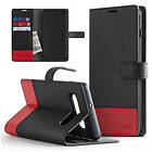 Ringke Plånbok 2in1 Läder Telefonväska och Handväska med Kortplatshållare Samsung Galaxy S10 Svart