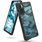 Ringke Fusion X hållbara PC Case med TPU Bumper till OnePlus Nord Camo svart (XDOP0007)