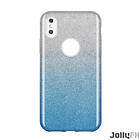 JollyFX Glitter Case Shining Skal till Huawei P30 Lite Blå