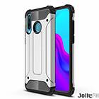 JollyFX Hybrid Armor Case Tufft Robust Skal till Huawei P30 Lite Silver