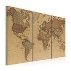 Arkiio Tavla Stylish World Map 90x60