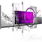 Arkiio Akrylglastavla Purple Expression Foto på akryl [Glass] 100x50