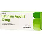 Cetirizin Apofri 10 Tabletter