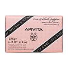 Apivita Natural Soap Rose & Black Pepper 125G