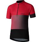 Shimano Junior Short Sleeve Jersey Röd M Garçon