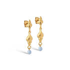 Enamel Copenhagen Tulip Shell earrings