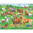 Larsen Puzzle Beautiful Horses 33 Pieces