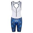 AGU Prime Botanic Bib Shorts Vit,Blå M Kvinna