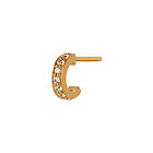 Stine A. Tres Petit Creol With White Stones Earring