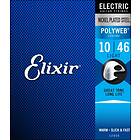 Elixir Electric Nickel Plated Steel Polyweb 10-46