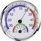Silver Termo-/Hygrometer