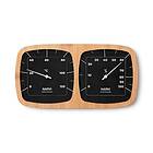 Narvi bastutermo/hygrometer Aluminium/bambu 163483
