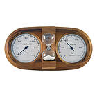 SAUNIA Bastutermometer Saunia Med Hygrometer Och Timglas