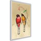 Artgeist Poster Affisch Birds Twig A3-POprp0590l_brA
