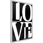 Artgeist Poster Affisch Black and White Love A3-POprp1248l_brA