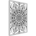 Artgeist Poster Affisch Black Mandala A3-POprp1516l_brA