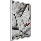 Artgeist Poster Affisch Black And White Leaves A3-POprp0550l_brA