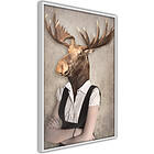 Artgeist Poster Affisch Brainy Moose A3-POprp0891l_brA