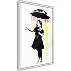 Artgeist Poster Affisch Girl with Umbrella A3-POprp0990l_brA