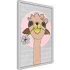 Artgeist Poster Affisch Happy Llama A3-POprp1205l_brA