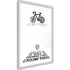 Artgeist Poster Affisch I like Cycling A3-POprp1213l_brA