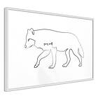 Artgeist Poster Affisch Wolf A3-POprp0135l_brA