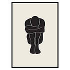 Gallerix Poster Abstract Figure 3015-21x30G