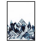 Gallerix Poster Abstract Paper Mountains 3507-30x40