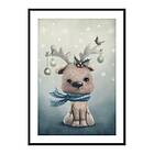 Gallerix Poster Baby Reindeer 4323-50x70