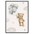 Gallerix Poster Balloons Teddy 3294-21x30