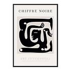 Gallerix Poster Chiffre Noire No2 4244-21x30